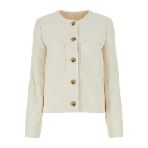 Elegant Ivory Bouclé Blazer A.p.c. , White , Dames