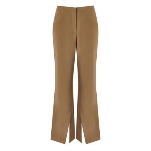 Koffiebruine Flare Broek Stine Goya , Brown , Dames