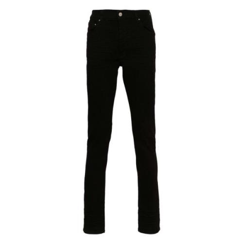 Zwarte Skinny Stretch Denim Jeans Amiri , Black , Heren