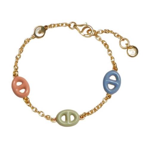 Monogram Emaille Armband Bedel Coccinelle , Yellow , Dames