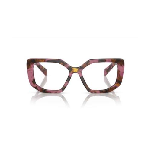 Schildpadpatroon Vlinderbril Prada , Pink , Dames