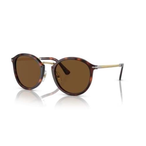 Stijlvolle zonnebril met donkere lenzen Persol , Brown , Unisex