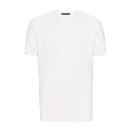 Witte T-shirts en Polos Corneliani , White , Heren