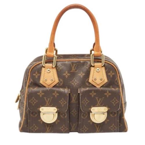 Pre-owned Canvas louis-vuitton-bags Louis Vuitton Vintage , Brown , Da...