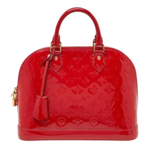 Pre-owned Leather louis-vuitton-bags Louis Vuitton Vintage , Red , Dam...