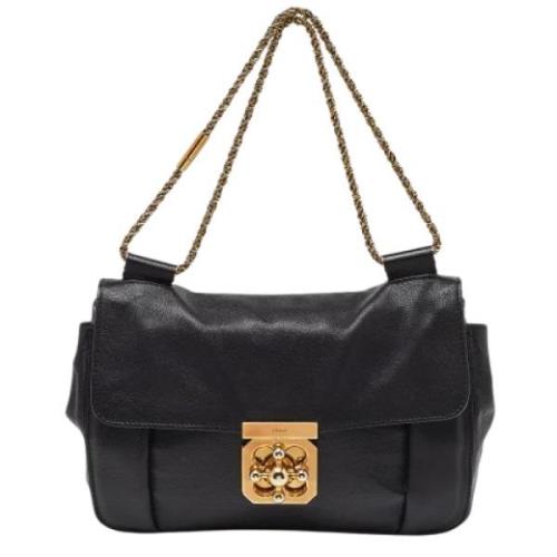 Pre-owned Leather shoulder-bags Chloé Pre-owned , Black , Dames