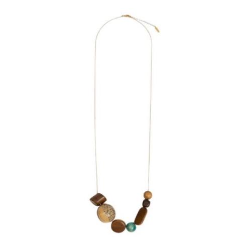 Bo-Kaap Geïnspireerde Houten Ketting Malababa , Multicolor , Dames