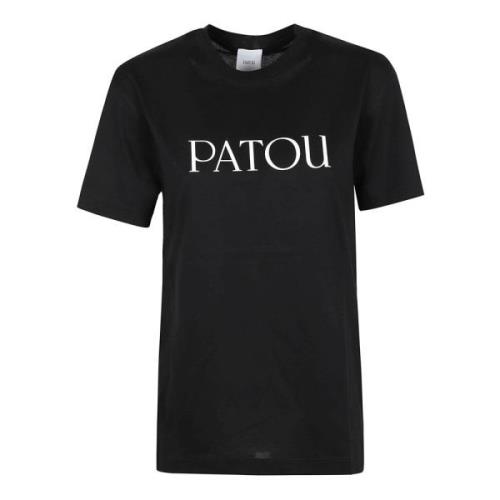 Zwarte Essential T-Shirt Patou , Black , Dames