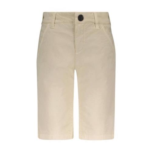 Jongens Twill Bermuda Shorts Red & Blu , Beige , Heren