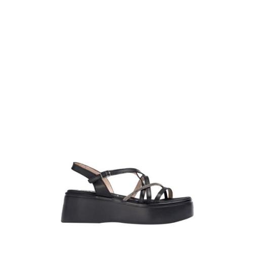 Zwarte sandalen voor vrouwen Wonders , Black , Dames