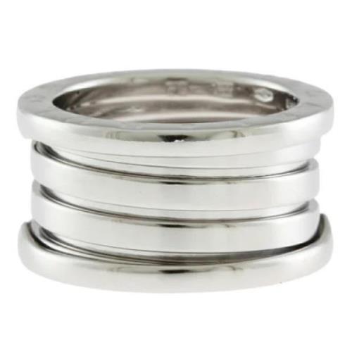 Pre-owned White Gold rings Bvlgari Vintage , Gray , Dames