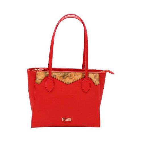 Koraalrode Stijlvolle Shopper Tas Alviero Martini 1a Classe , Red , Da...