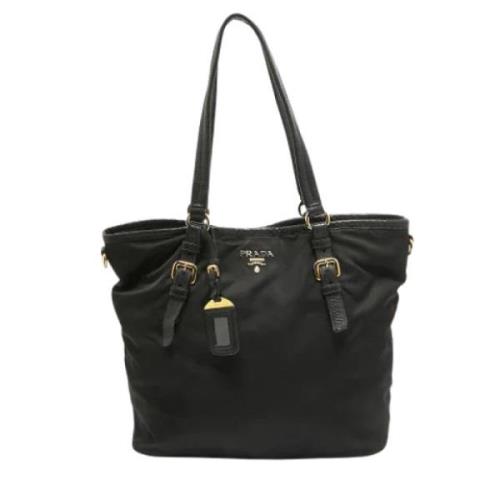 Pre-owned Leather prada-bags Prada Vintage , Black , Dames