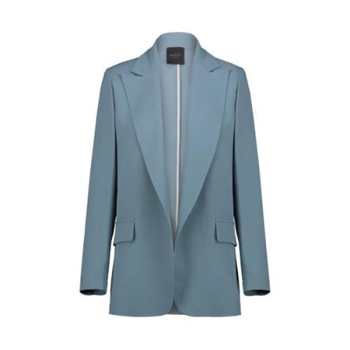 Elegante Grijze Damesjas Nathi Luxury , Blue , Dames