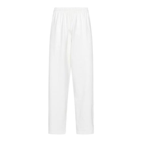 Beige Track Pant Trousers Wardrobe.nyc , White , Dames