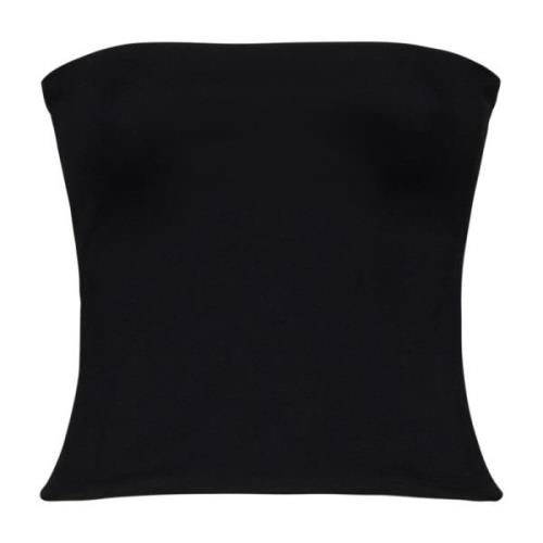 Zwarte Top met Opaque Tube Wardrobe.nyc , Black , Dames