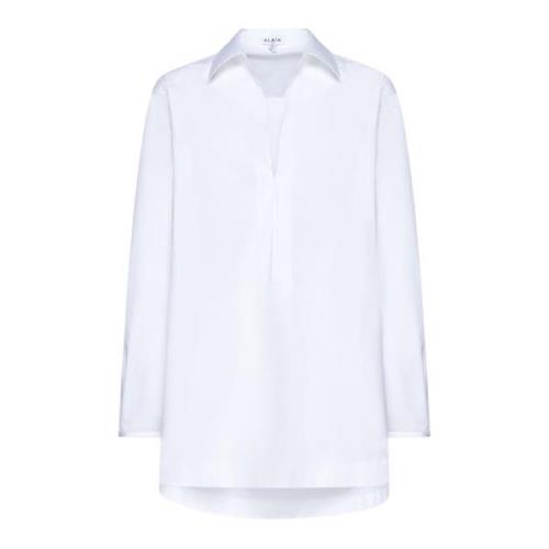 Witte Blouses voor Vrouwen Alaïa , White , Dames