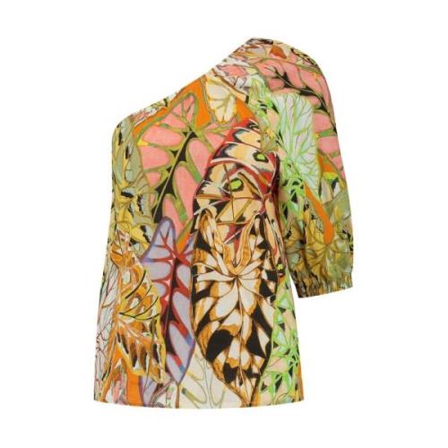 Bloemen Off-Shoulder Top Amaya Amsterdam , Multicolor , Dames