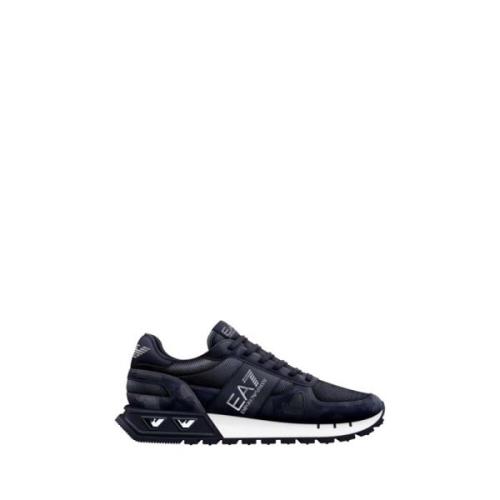 Zwarte Sneakers Stijlvol Comfortabel Emporio Armani EA7 , Black , Here...