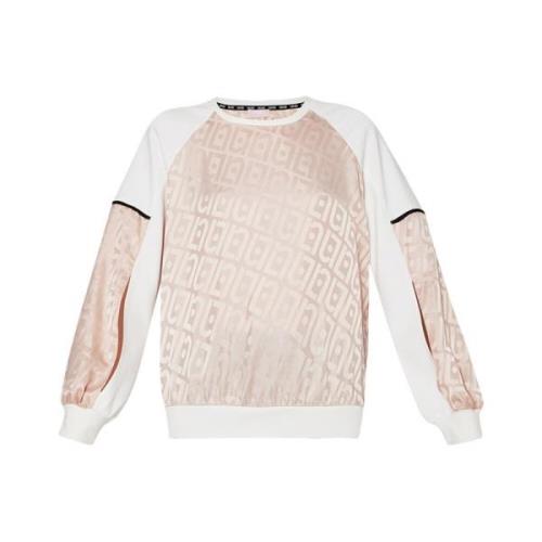Ivory Sweater Elegant Design Liu Jo , Beige , Dames