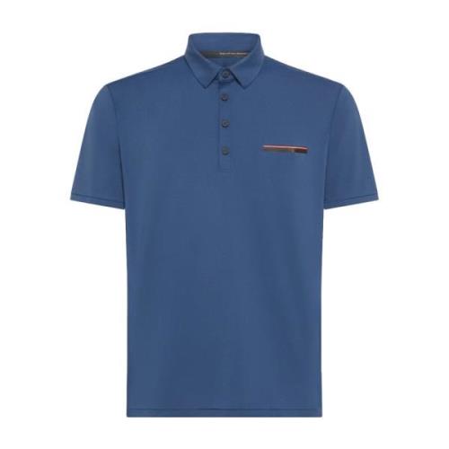 Blauw Oxford Pocket Polo Shirt RRD , Blue , Heren