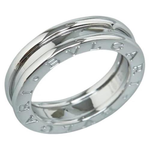 Pre-owned White Gold rings Bvlgari Vintage , Gray , Dames