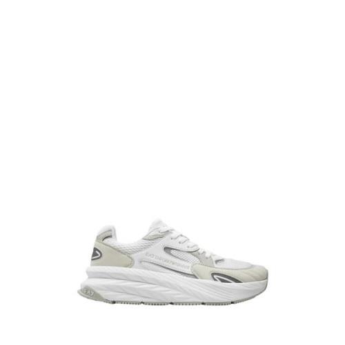 Witte Minimalistische Sneakers Emporio Armani EA7 , Multicolor , Heren