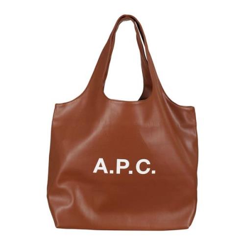 Stijlvolle Ninon Tote Tas A.p.c. , Brown , Dames