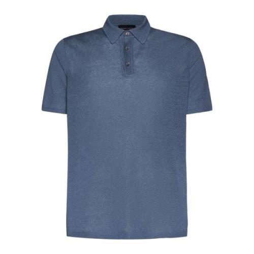 Denim T-shirts en Polos Roberto Collina , Blue , Heren