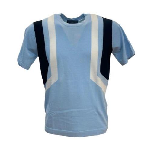 Casual Katoenen T-Shirt Liu Jo , Blue , Heren