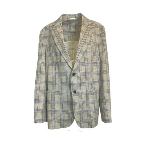 Geruite Blazer Jas Circolo 1901 , Multicolor , Heren