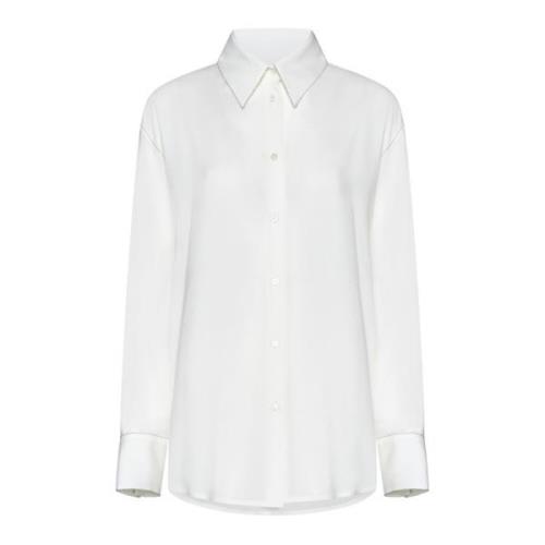 Witte kraalversierde blouse Fabiana Filippi , White , Dames
