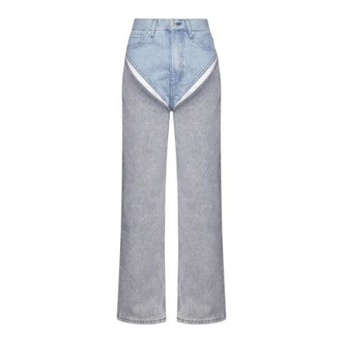 Cut Out Evergreen Jeans Y/Project , Gray , Dames