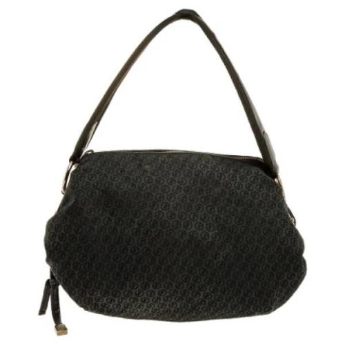 Pre-owned Canvas handbags Armani Pre-owned , Black , Dames