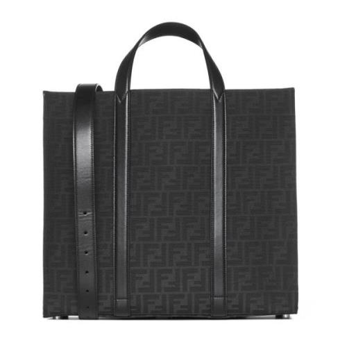 Stijlvolle tassen in wit en blauw Fendi , Black , Heren