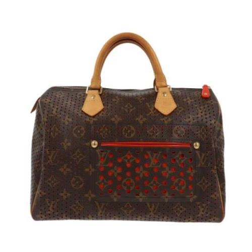 Pre-owned Canvas louis-vuitton-bags Louis Vuitton Vintage , Brown , Da...