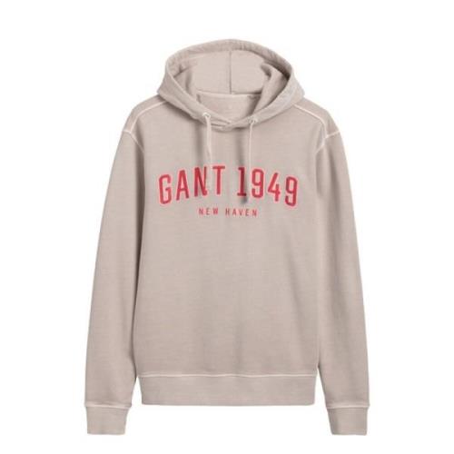 Vintage Sweatshirt 1949 Gant , Beige , Heren