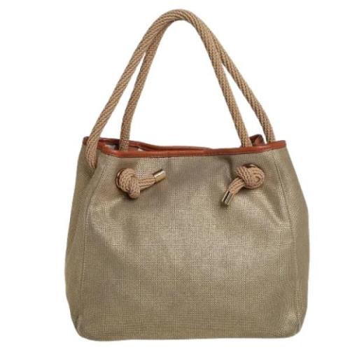 Pre-owned Leather totes Michael Kors Pre-owned , Beige , Dames