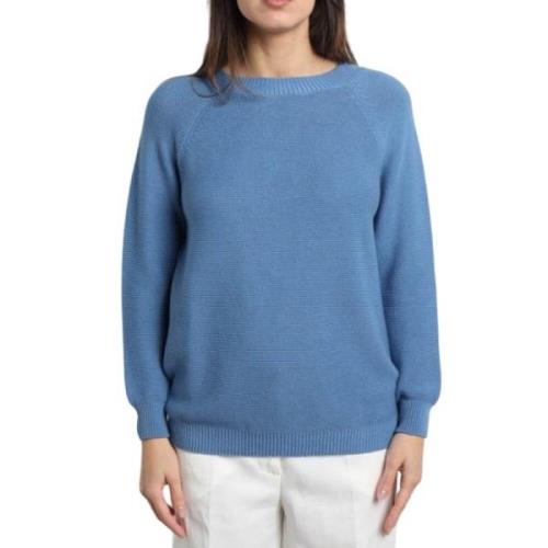 Blauwe Crew Neck Sweater Model 2415361071600.004 Weekend , Blue , Dame...