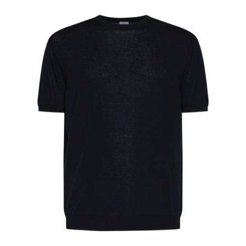Nachtblauw Katoenen T-shirt Malo , Black , Heren