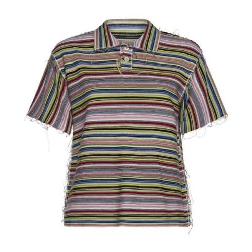 Gestreept Poloshirt Maison Margiela , Multicolor , Dames