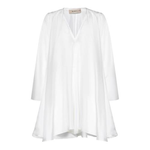 Elegante Jurken Collectie Blanca Vita , White , Dames