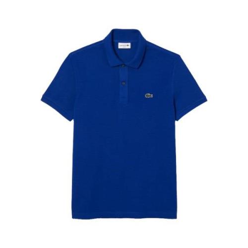 Blauw Poloshirt Klassieke Stijl Lacoste , Blue , Heren