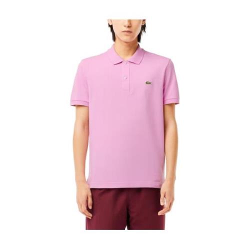 Roze Polo Shirt Klassieke Stijl Lacoste , Pink , Heren