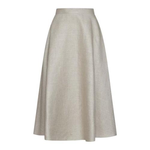 Midi Rokken Valentino , Beige , Dames