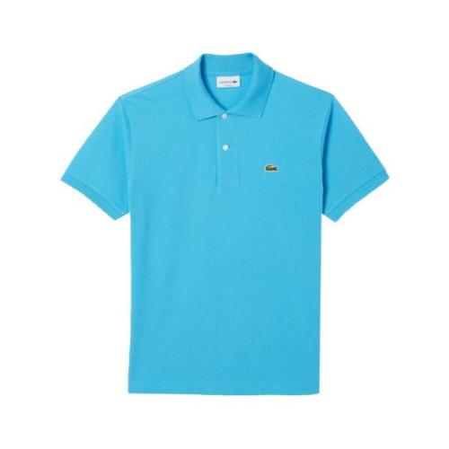 Lichtblauw Polo Shirt Elegant Veelzijdig Lacoste , Blue , Heren