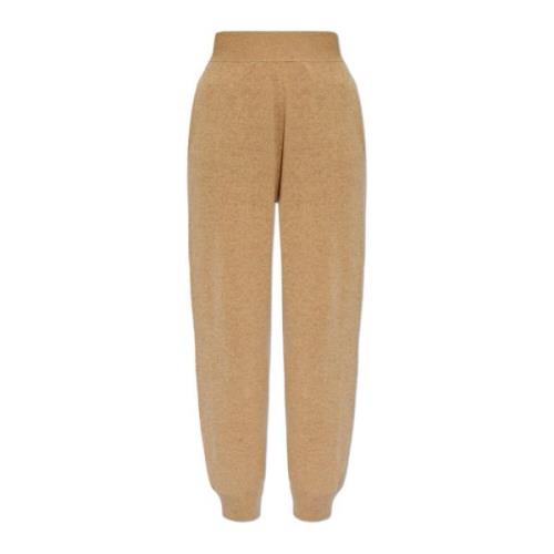 Elastische taille broek Stella McCartney , Beige , Dames