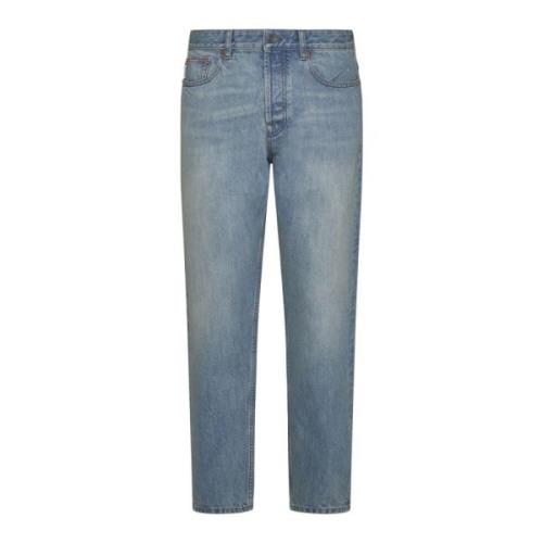 Stijlvolle Jeans in Wit/Blauw Valentino , Blue , Heren