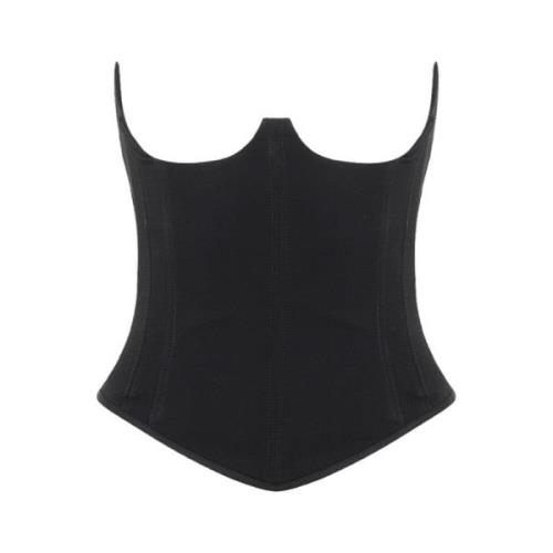 Zwart Cupless Corset Top Vivienne Westwood , Black , Dames