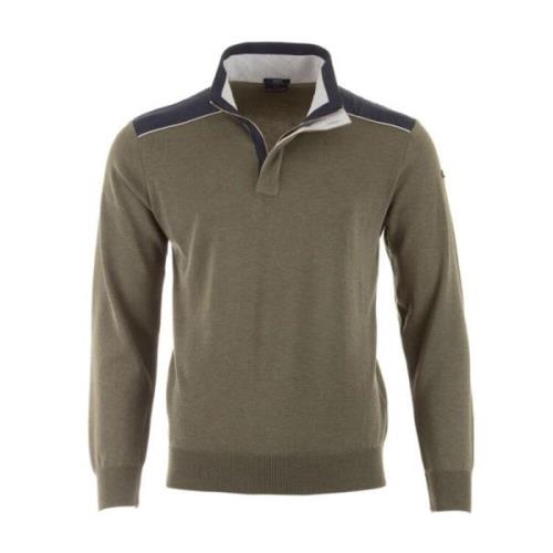 Fresco Half Zip Sweater Paul & Shark , Green , Heren